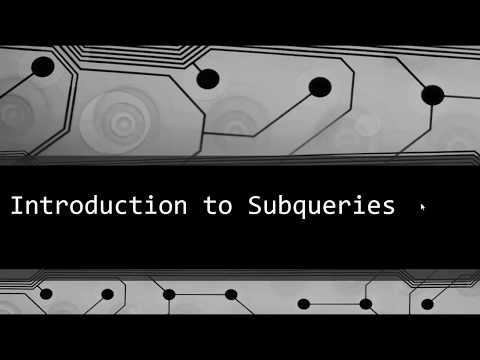 Introduction to Subqueries