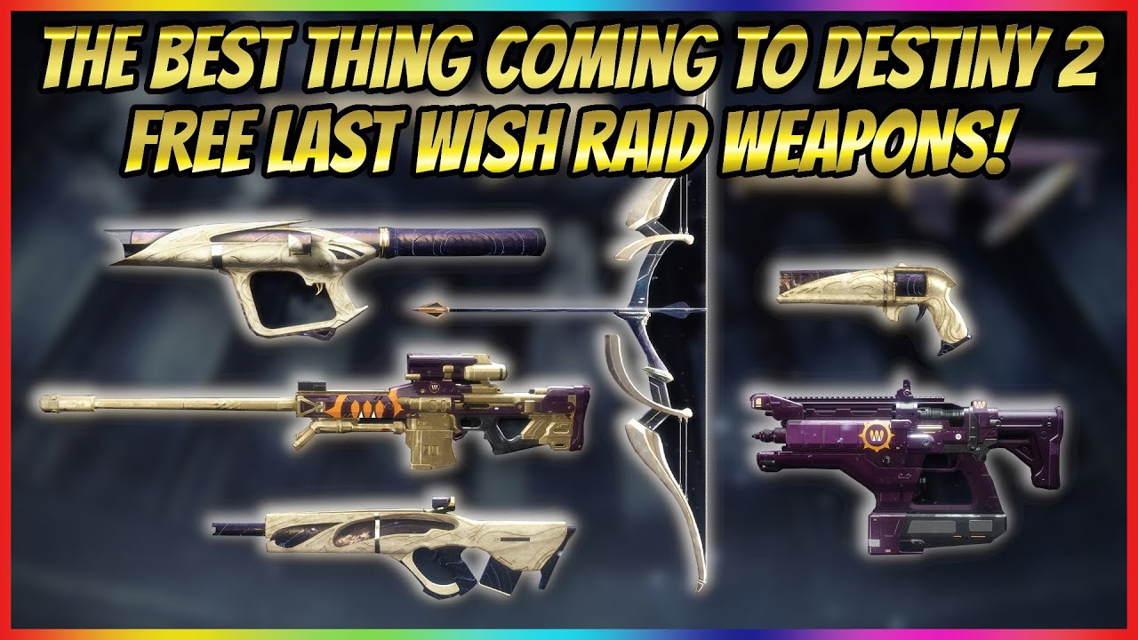 FREE LAST WISH RAID WEAPONS! NEW Community Challenge, UPDATED Competitive Playlist Rewards
