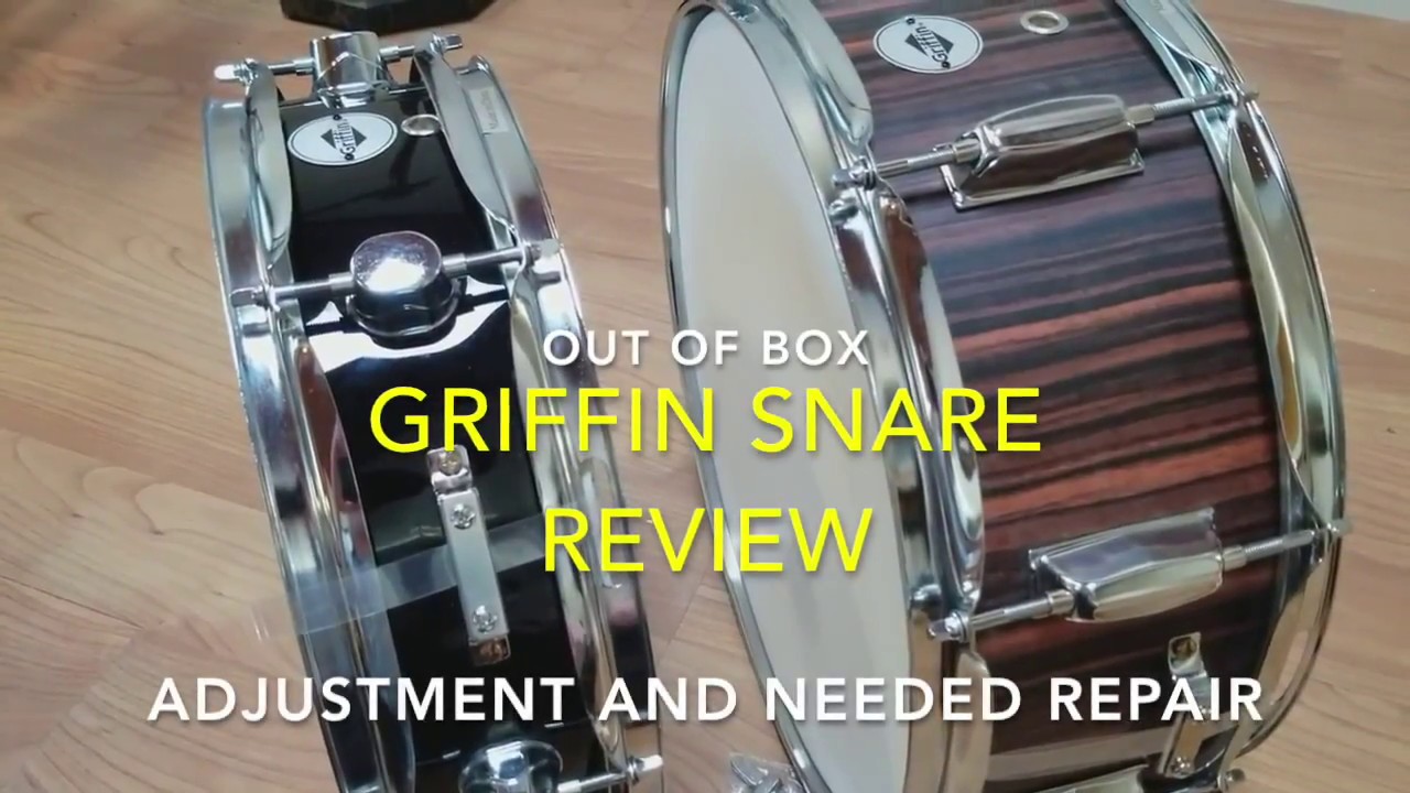 Griffin Snare Drums What to Know BEFORE you Buy REVIEW and REPAIR