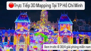 ĐỘC LẠ NHẤT Trình Chiếu 3D Mapping Bắn Pháo Hoa Thành Phố Hồ Chí Minh đại lễ 30 tháng 4 Diễu Binh