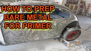 How To Prep [Sandblasted Metal] For Primer or Sealer  Paint And Body Tech Tips  Do It Yourself