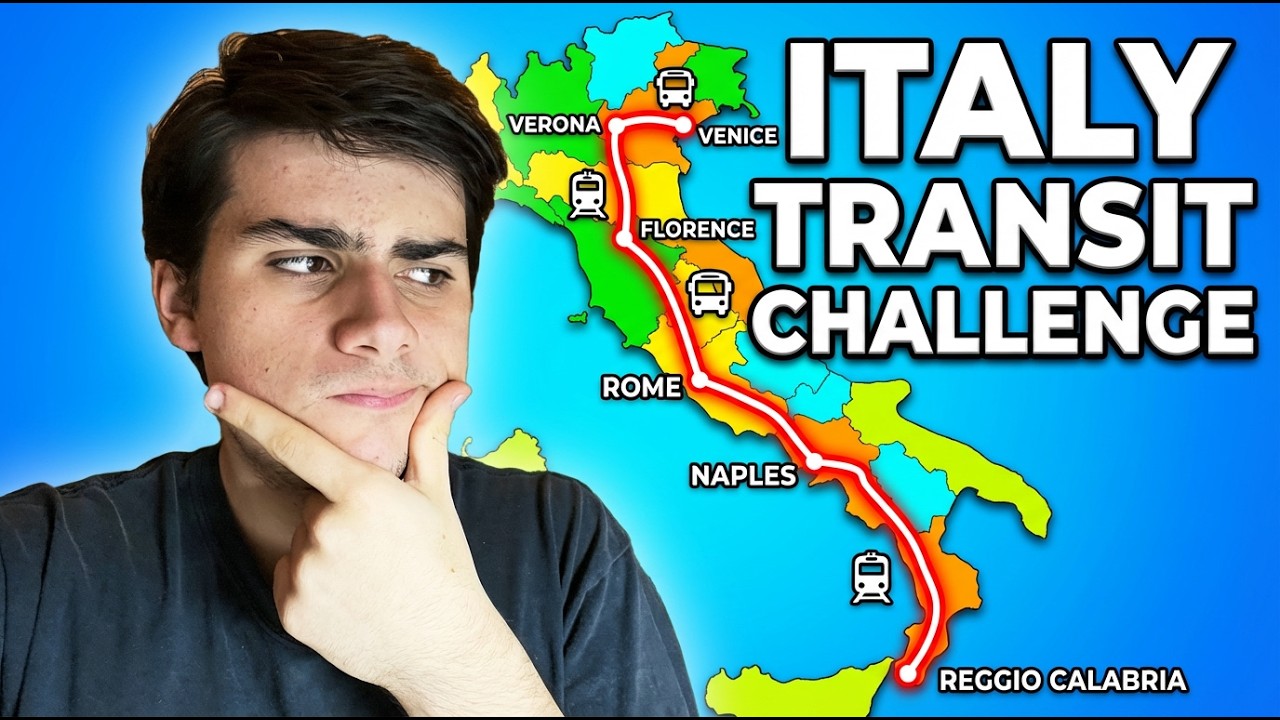 2000 км по Италии, используя ТОЛЬКО общественный транспорт.