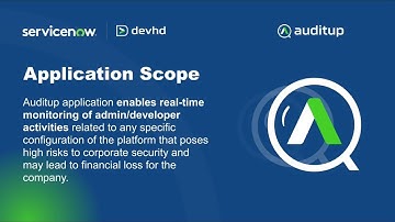 Demo 1 AuditUP - Real-time User Activity Monitoring in ServiceNow