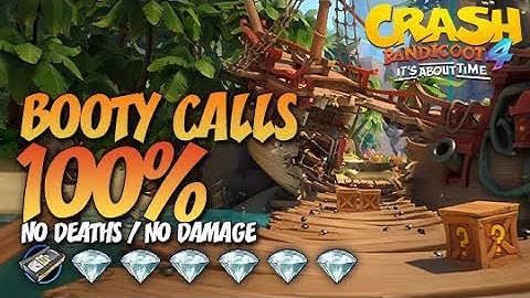 Crash Bandicoot 4: Booty Calls 100% Run - All Gems Guide (No Deaths / No Damage)