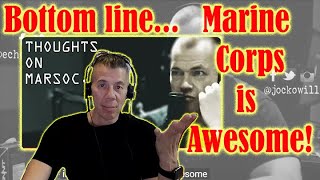 Jocko's Thoughts on MARSOC - Jocko Willink - Marine Vet Reaction