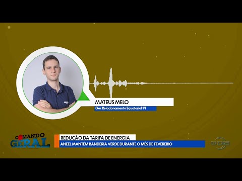 Redução da tarifa de energia: ANEEL mantém bandeira verde durante o mês de fevereiro 03 02 2026