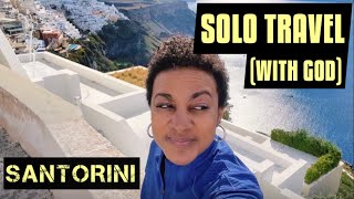 Solo Travel (with God) to Santorini | CLINGLIFE VLOG