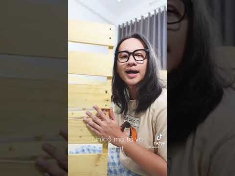 Video Review chiếc giường ngủ pallet gỗ lắp ráp sắp xếp gọn... - youtube