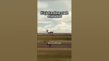 It’s just a plane crash animation — no, it’s FedEx Flight 80 | #airplane #planes  #planecrash #crash