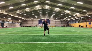 Backwards High Knee Open Hip Skip