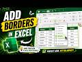 Master Excel Borders in 3 Minutes – Easy &amp; Powerful Guid #exceltutorial