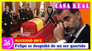 Felipe VI llora y grita en la capilla en llamas - Despedida de un ser querido de Casa Real