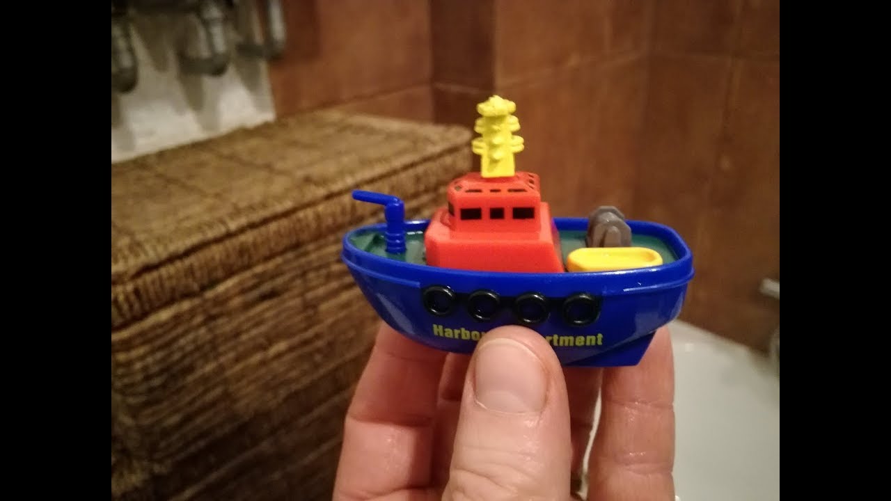 Tiny Bath Toy Boat Which Works You