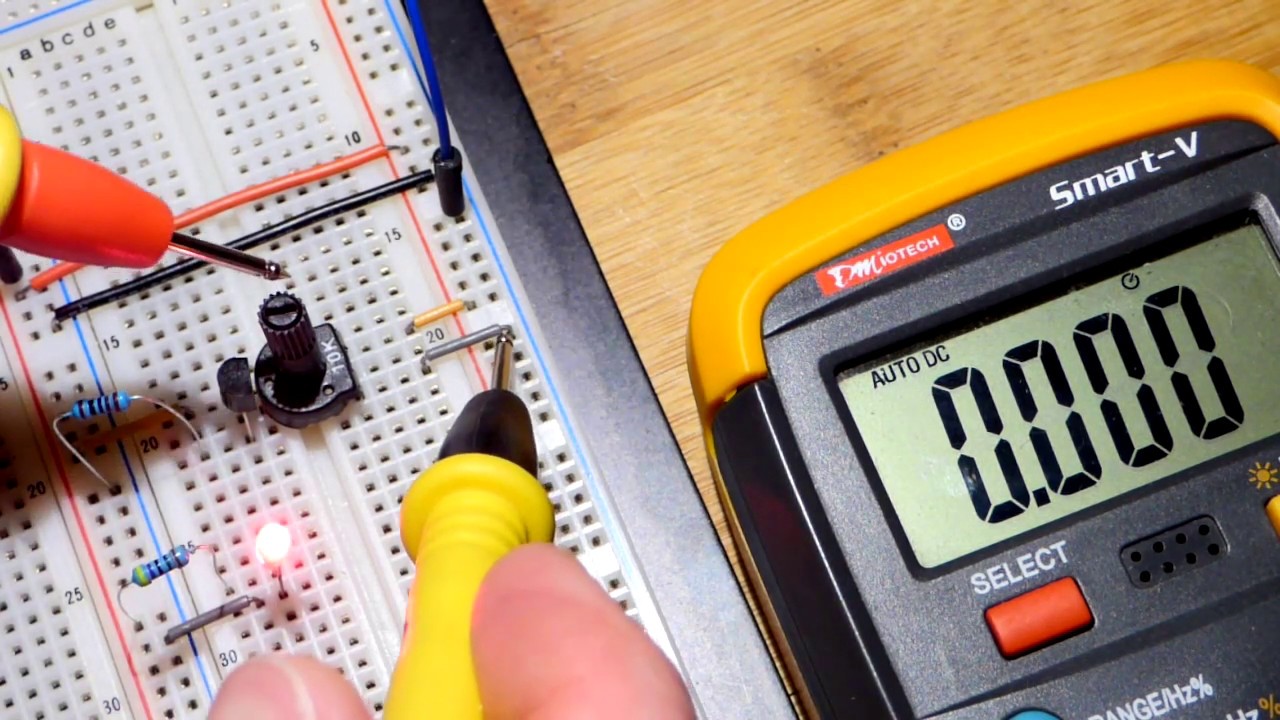 2N2222 NPN BJT emitter follower amplifying voltage divider current ...
