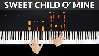 Sweet Child O Mine - Guns N Roses Tutorial Of My Piano Cover