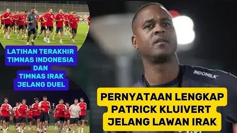 Keterangan Lengkap Patrick Kluivert Jelang Lawan Irak #timnas #bola #shorts