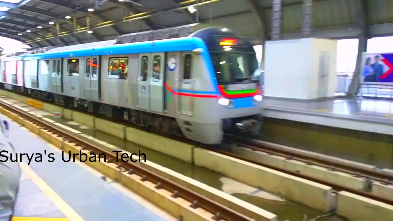 Hyderabad Metro Rail S.R Nagar Metro Station Tour (Evening)