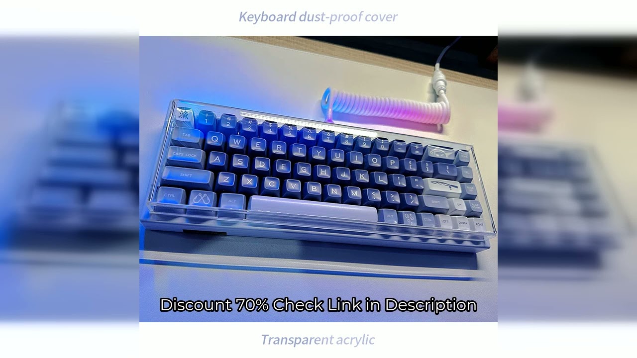Acrylic Keyboard Clear Protector Case Mechanical Keyboard Dust Cover For 60/61/64 96 98104/108 Key M
