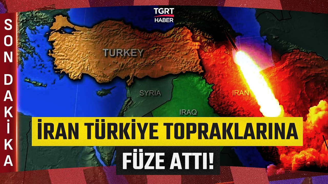 #SONDAKİKA | MSB Duyurdu: İran'dan Türkiye Hava Sahasına Ateşlenen Füze Hatay'da Düşürüldü