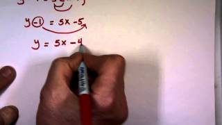 More Linear Equations and Equation of a Line