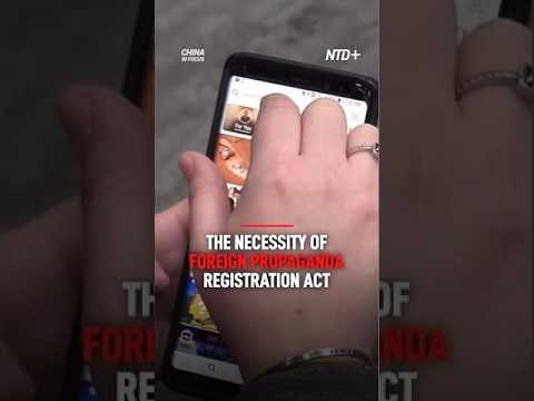 The Need of Foreign Propaganda Registration Act