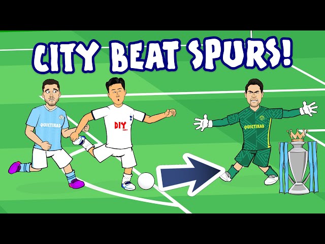 😲SON MISS vs MAN CITY😲 Tottenham vs Man City 0-2 (Premier League Goals Highlights) class=