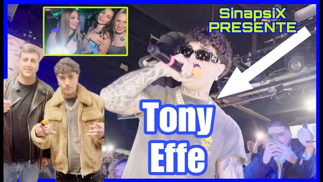 TONY EFFE for SETAI CLUB 🎤 by SINAPSIX! 🎼CON BACKSTAGE FINALE!! SERATA ALTERNATIVA! 