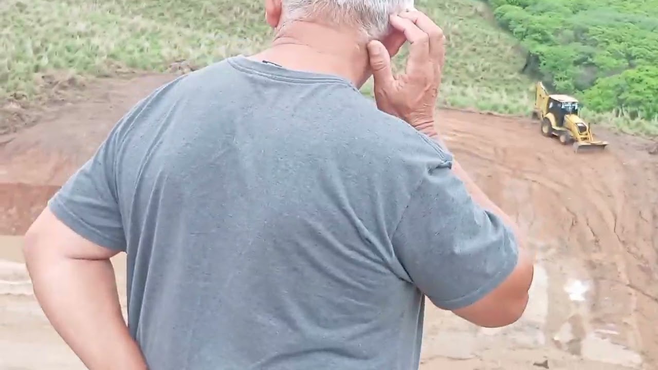 açude pegou água choveu muito aqui no sítio 