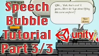 Famous Speech Bubble and Dialogue System Unity Tutorial Part 3/3 Net Worth