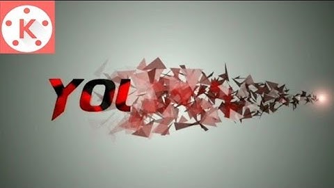 How To Make CooL intro | Glass Particle intro in Kinemaster