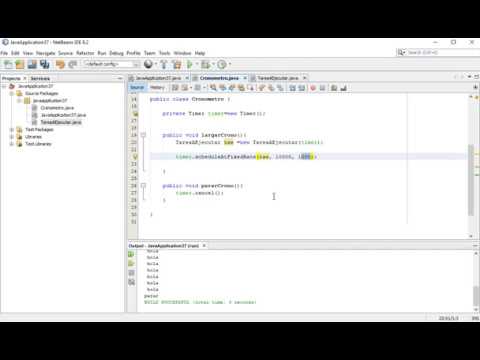 JAVA - TimerTask (Tareas en el tiempo) - 21 - YouTube
