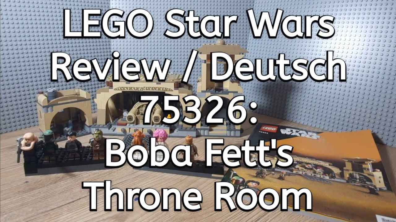 LEGO Star Wars Review Deutsch / 75326: Boba Fett's Throne Room