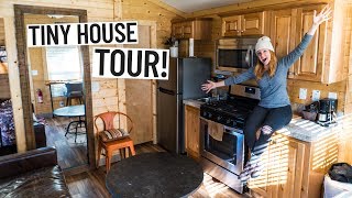 Amazing TINY HOUSE TOUR! + Crazy Views of Mount St. Helens 😍