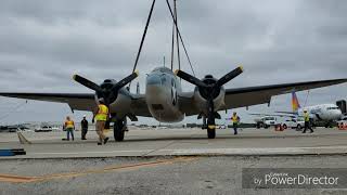 PV-1 Ventura lifted up to terminal