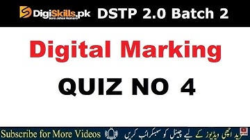 Digiskills Digital Marketing Quiz No 4 Solution | DSTP 2.0 Batch 02 2022