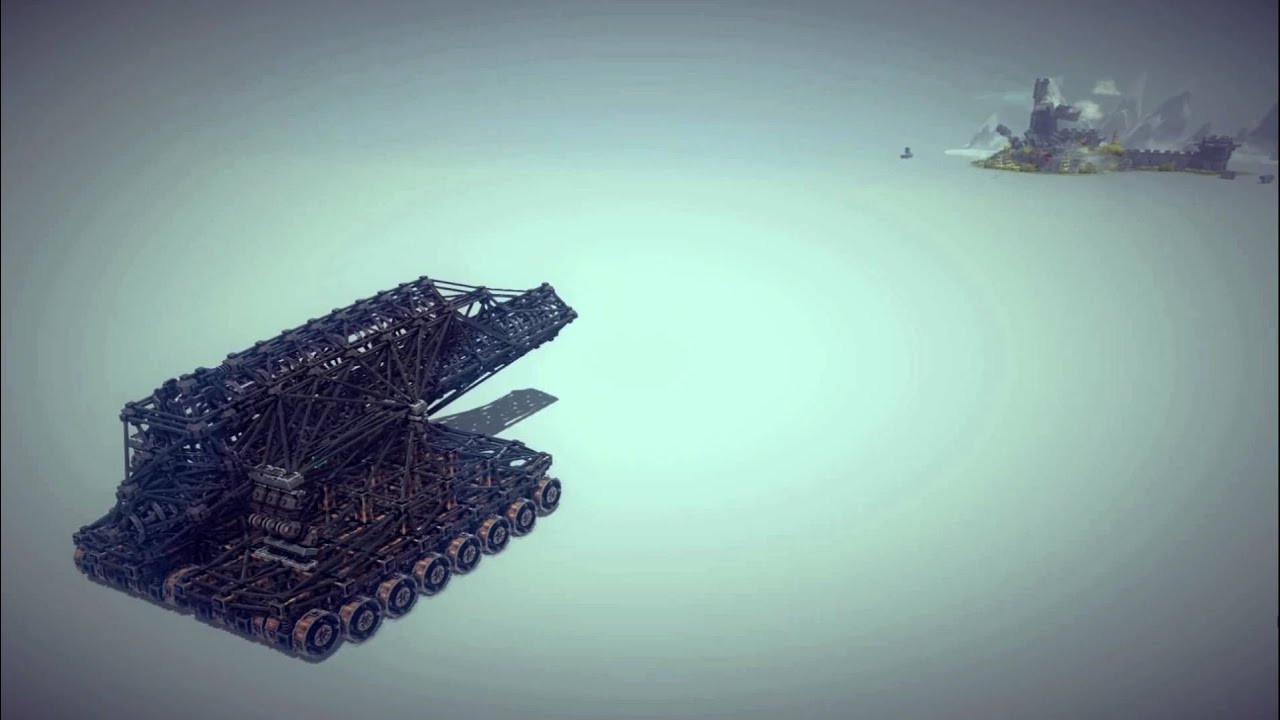 Besiege - Артиллерийская установка (без модов, в режиме неразрушаемости)