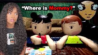 These Two CUTE Kids in a HORROR Game... WILL MAKE YOU CRY!! | Family Secrets 1 : Empty Plate screenshot 5