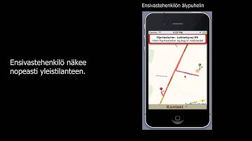 FirstAED demo - älypuhelinsovellus AED