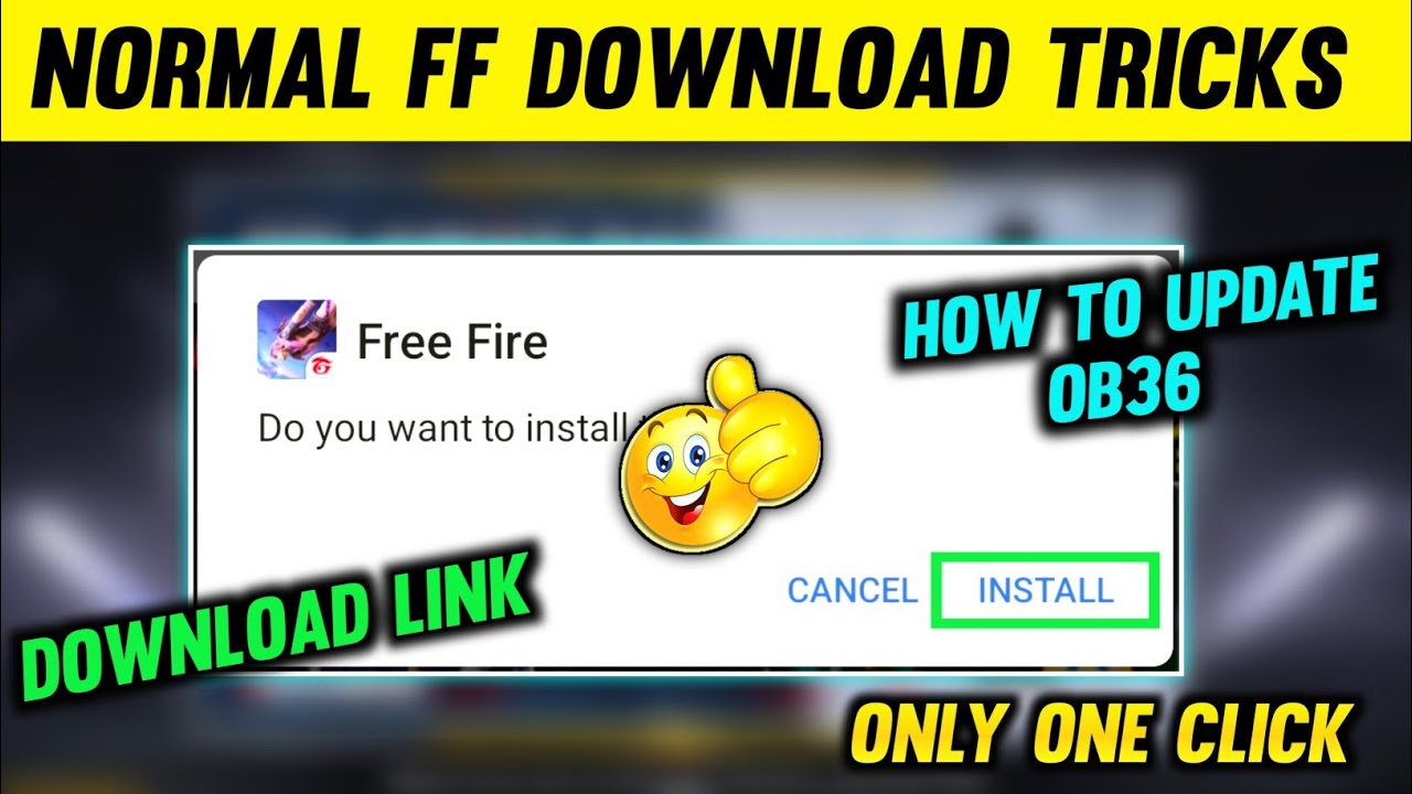 How To Download Normal Free Fire | After Ob36 Update | OB36 Update Free Fire Kaise Download Kare
