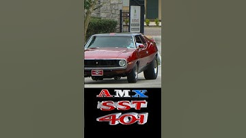 1972 AMC Javelin AMX SST 401 Classic Car Engine Exhaust Sound Drive By Cruise #amc #amcjavelin #amx