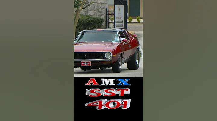 1972 AMC Javelin AMX SST 401 Classic Car Engine Exhaust Sound Drive By Cruise #amc #amcjavelin #amx