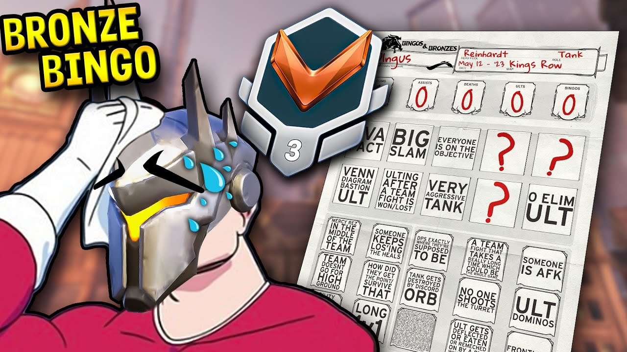 This BRONZE Reinhardt didn't know when to shield | Spectating Bronze Bingo