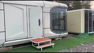 40 ft Space Capsule House 2 bedrooms 1 kitchen and bathroom. 