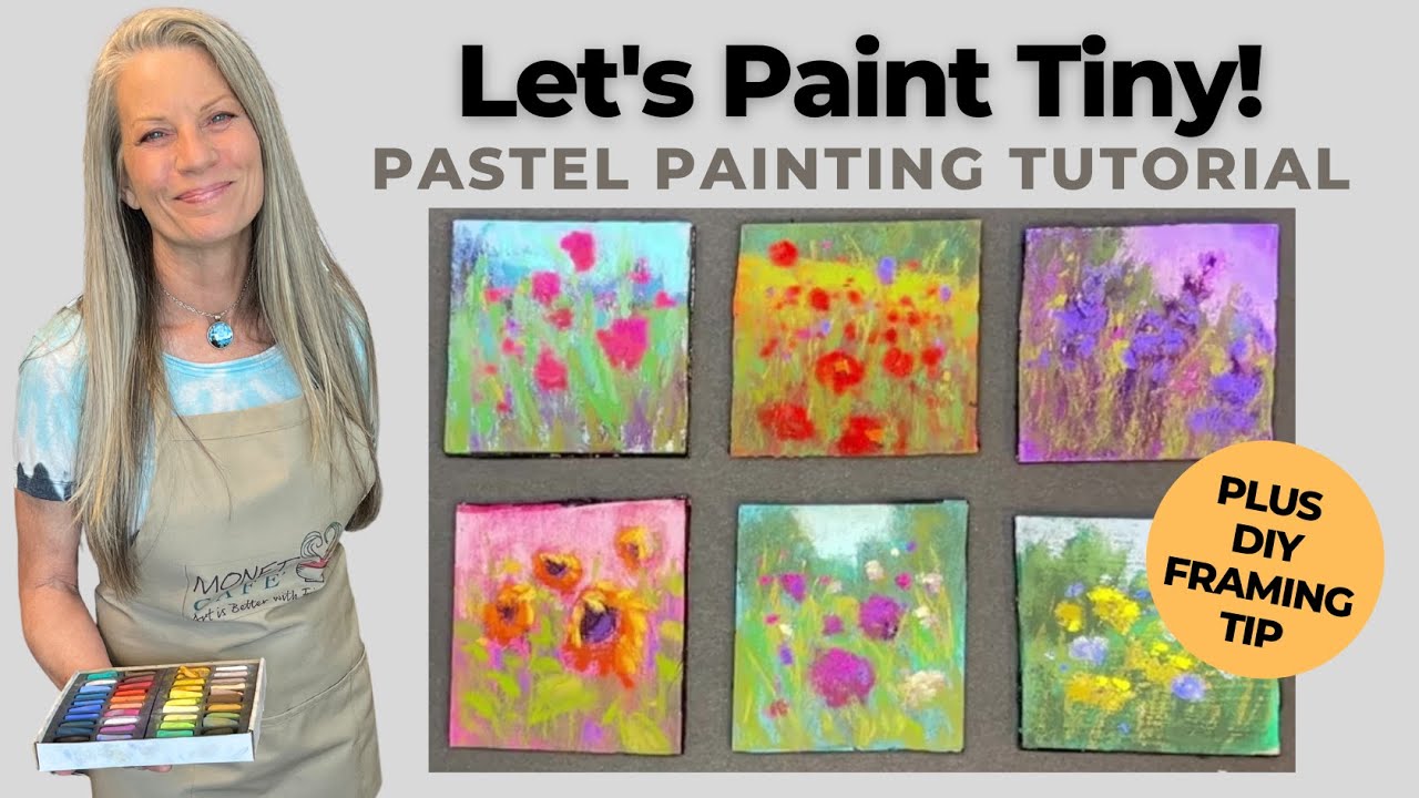 Как нарисовать крошечные рисунки мягкой пастелью! — Плюс мои советы по созданию рамок своими руками!