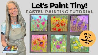 How to Paint Tiny in Soft Pastel! - Plus My DIY Framing Tips! screenshot 1