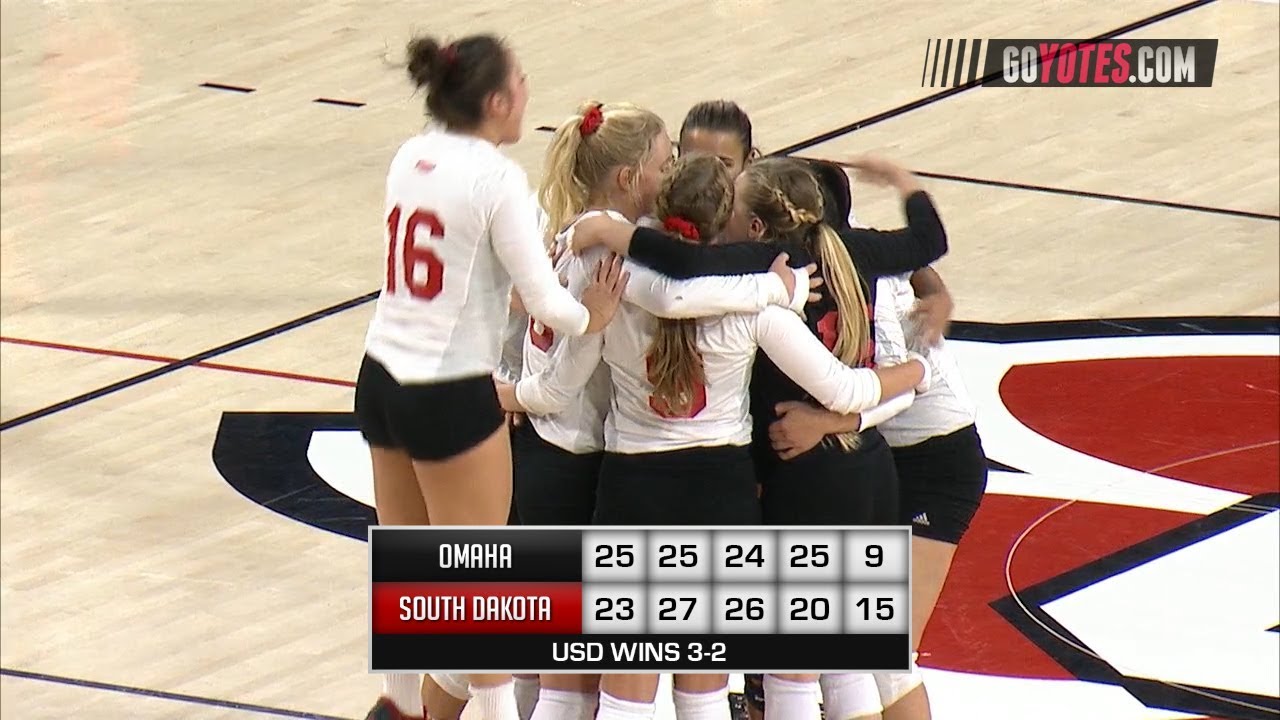 coyotes don edwards Volleyball Highlights: South Dakota 3, Omaha 2