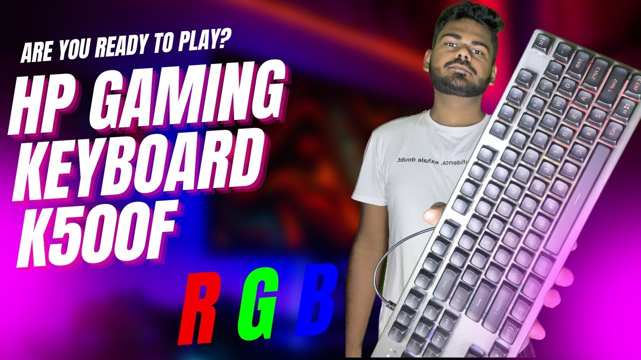 HP Gaming Keyboard K500F The Best Keyboard for Xbox One, PS4 and PC