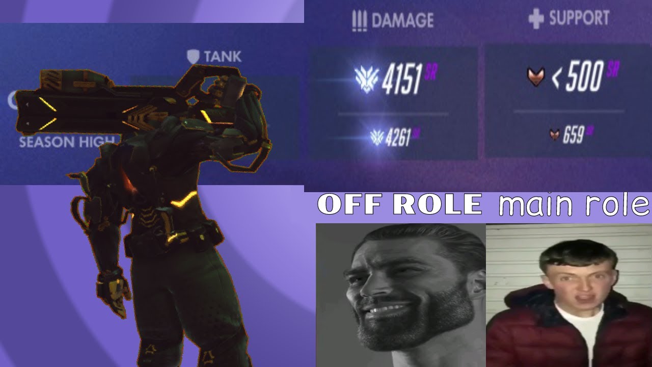when you place higher on your off role than your main role