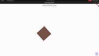Animated Rotation Flutter