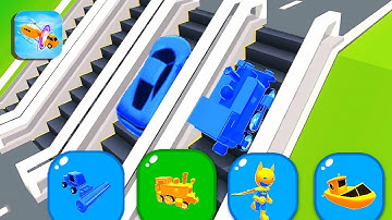 FUNNY GAMES - SHAPE SHIFTING RUN All Levels Gameplay Walkthrough Android, ios max B7KUY